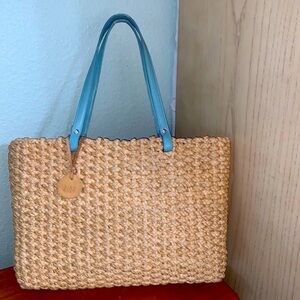 Nine west vintage wicker rope, weave bag